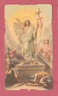 Holy Card, Santino- Resurrezione, Resurrectiob, . Con Imprimatur In Curia Arch.  23.11.1898. Ed. NG N° 3118- - Devotion Images