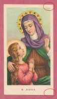 Holy Card, Santino- S. Anna. Con Approvazione Ecclesiastica. Ed. GMi N° 4bis- Dim. 104x 58 Mm - Devotion Images