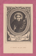 Holy Card, Santino- S. Antoni, Ora Pro Nobis. Con Approvazione Ecclesiastica- Ed. Messaggero Di San Antonio - Images Religieuses