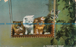 R033146 A Favorite Seat. Cats. W. And K. London. 1909 - Altri & Non Classificati