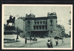 AK Beograd, Narodno Pozoriste I Spomenik  - Serbia