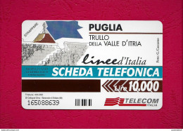 Italia, Italy- New Prepaid Phone Card- Nuova- LINEE D'ITALIA MOLISE- 10000L- Ed. Celograf- Ex. 31.12.99 - Pubbliche Figurate Ordinarie