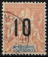 Nouvelle Calédonie 1912 - Yvert N° 108 - Michel N° 105 I Oblitéré - Used Stamps