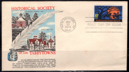 USA FDC 1974 10 Cents Sleepy Hollow, Tarrytown Historical Society  - 1971-1980