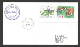 1987 Paquebot Cover, Finland Stamps Used In Slite, Sweden - Briefe U. Dokumente