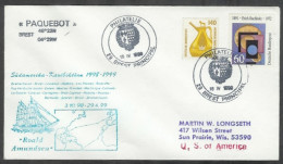 1999 Paquebot Cover, Germany Stamps Used In Brest, France - Storia Postale