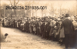 GENÈVE - Carte-Photo - Commémoration De L'armistice De 1918 (Le Public) N°2. (scans Recto-verso) - Genève