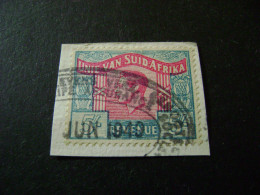 South Africa 1948 KGVI 5/- 'Language Error' (Afrikaans) - Used Revenue - Used Stamps