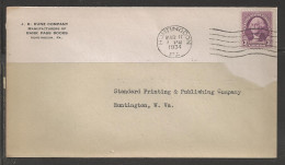 1934 Huntington West Virginia, Bank Pass Book Corner Card - Lettres & Documents