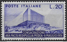 1951 Italia Ara Pacis MNH Sassone N. 656 - 1946-60: Nuovi