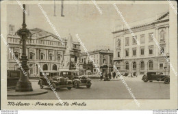 Bs116 Cartolina Milano Citta' Piazza Della Scala 1940 Lombardia - Milano (Mailand)