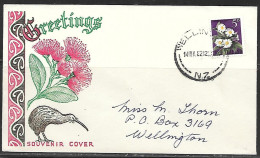 1962 Wellington New Zealand (14 MY) 5d Flower Stamp - Lettres & Documents