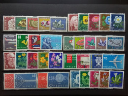 SVIZZERA Anni '57/'60 - Serie Nuove ** (sottofacciale) + Spese Postali - Ongebruikt