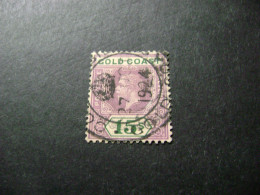 Gold Coast 1921 KGV 15/- Dull Purple And Green (SG 100) - Used - Gold Coast (...-1957)