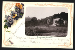 AK Eisenach, Reuter Villa M. Warrburg, Stiefmütterchen  - Eisenach