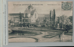 EXPEPOSITION UNIVERSELLE BRUXELLES 1910  Pavillon Allemand Et Jardin Hollandais   (2024 Avril 363)  - Wereldtentoonstellingen