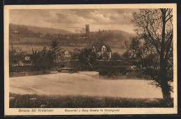 AK Greene Bei Kreiensen, Wasserfall U. Burg  - Other & Unclassified