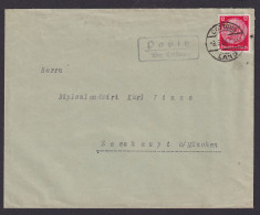 Papitz über Cottbus Brandenburg Deutsches Reich Brief Landpoststempel - Lettres & Documents