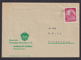 Leuten Wintdorf über Cottbus Brandenburg DDR Brief Landpoststempel N. - Covers & Documents