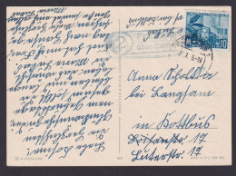 Frauendorf über Cottbus Brandenburg DDR Ansichtskarte Landpoststempel N.Cottbus - Briefe U. Dokumente