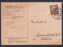 Schlichow über Cottbus Brandenburg Deutsches Reich Postkarte Landpoststempel - Lettres & Documents