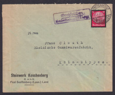 Großkoschen über Senftenberg Nieder Lausitz Brandenburg Deutsches Reich Brief - Lettres & Documents