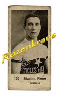 Small Chromo Rene Martin Glabais Forest Belgisch Wielrenner 2de Zesdaagse Van Antwerpen 1935 Baanwielrennen Wielrennen - Ciclismo