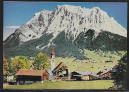 Germany.   Lermoos With The Zugspitze. Illustrated View Posted Postcard - Other & Unclassified