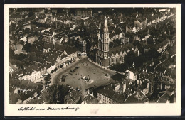 AK Braunschweig, Hagenmarkt Und St. Katharinen Kirche, Luftbild  - Braunschweig