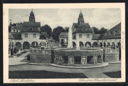 AK Bad Nauheim, Die Drei Hauptsprudel, Brunnen  - Bad Nauheim