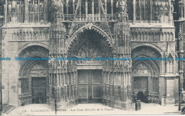 R034293 La Cathedrale De Rouen. Les Trois Portails De La Facade. La Cigogne. No - World