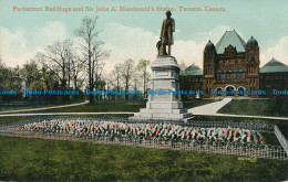 R034313 Parliament Buildings And Sir John A. Macdonalds Statue. Toronto. Canada. - World