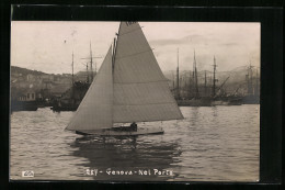 AK Genova, Nel Porto, Segelschiff Vor Dem Hafen  - Otros & Sin Clasificación