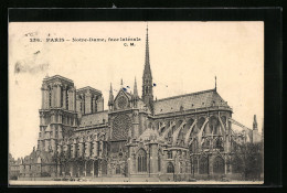 AK Paris, Cathédrale Notre-Dame, Face Latérale  - Other & Unclassified