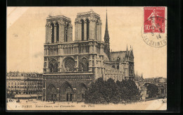 AK Paris, Cathédrale Notre-Dame, Vue D`ensemble  - Altri & Non Classificati