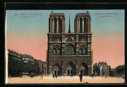 AK Paris, Notre-Dame Et Le Parvis  - Andere & Zonder Classificatie