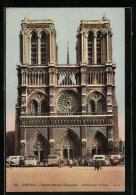 AK Paris, Cathédrale Notre-Dame, Facade  - Other & Unclassified