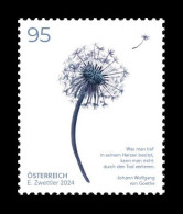 Austria 2024 Mih. 3771 Mourning Stamp. Dandelion MNH ** - Nuovi