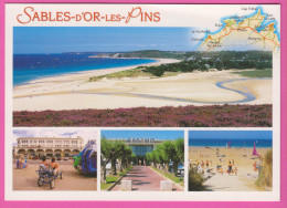 D22 - SABLES D'OR LES PINS - L'ESTUAIRE DE L'ISLET- LES GRANDES ARCADES-LE CASINO-LA PLAGE - CPM Grand Format Multivues  - Andere & Zonder Classificatie