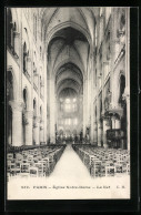 AK Paris, Eglise Notre-Dame, La Nef, Interieur  - Andere & Zonder Classificatie