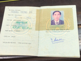 VIET NAM -OLD-ID PASSPORT-name-HOANG TRONG BA-2001-1pcs Book - Sammlungen
