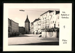 Foto-AK Adalbert Defner: Wels, Stadtplatz Mit Ledererturm  - Otros & Sin Clasificación