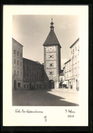 Foto-AK Adalbert Defner: Wels, Der Ledererturm  - Altri & Non Classificati