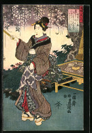 AK Japanerin Im Kimono Mit Traditioneller Frisur  - Unclassified