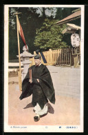 AK Shinto Priest In Traditioneller Kleidung  - Ohne Zuordnung