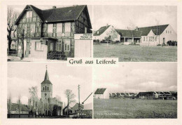 73974930 Leiferde_Braunschweig Gaststaette Zum Landhaus Kirche Teilansicht - Braunschweig