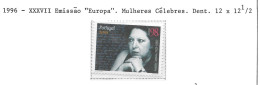 CEPT Mulheres Celebres - Unused Stamps