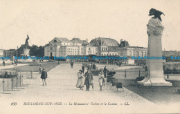 R034629 Boulogne Sur Mer. Le Monument Ferber Et Le Casino. Levy Et Neurdein Reun - Wereld