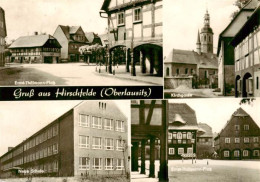 73902073 Hirschfelde Sachsen Ernst-Thaelmann-Strasse Kirchgasse Neue Schule Erns - Otros & Sin Clasificación