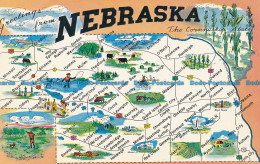 R035041 Nebraska. A Map. Dunlap Henline - Wereld